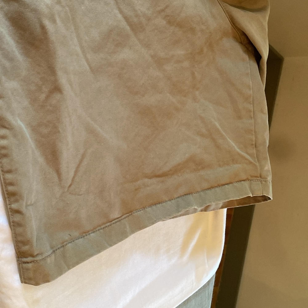 Men's Tan khaki Wallace & Barnes JCrew cotton shorts W 38 - Picture 6 of 11